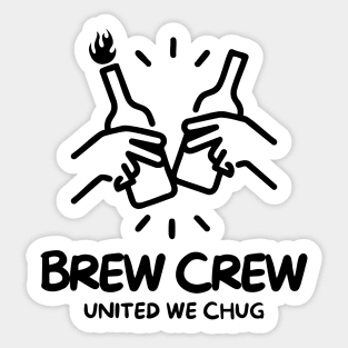 BREW CREW Sticker